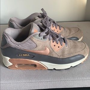 Nike Air Max Suede with Rose gold